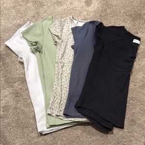 Abercrombie kids Assorted Tops - Black, Blue, Green, White size 13/14